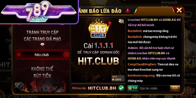 Tin đồn các cổng game Sunwin, Go88, Hitclub, 789club, B52club bị bóc phốt và cách truy cập đúng trang 2 Tin đồn “Hitclub lừa tiền” lan truyền nhưng thiếu bằng chứng
